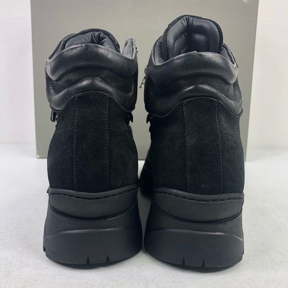 ALL Saints Donte Black Suede Leather Lace Up Boots main image 5